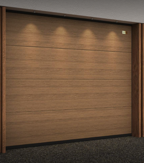 Подъемные секционные ворота для гаража