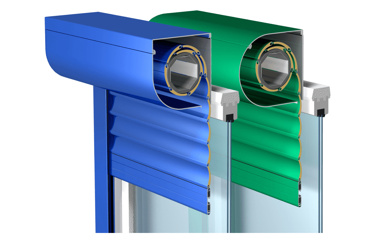 Экструдированные рольставни | Установить роллеты из экструдированного ...