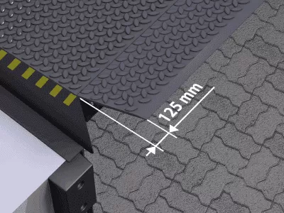Апарель зі скосами (2x125 мм)
