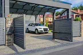 Автоматические распашные ворота